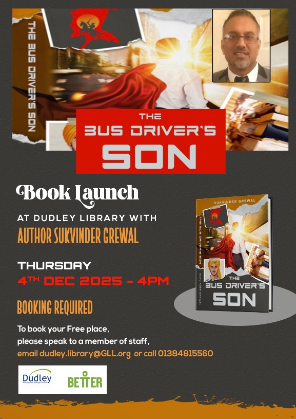 Dudley Library - Author Event: Sukvinder Grewal